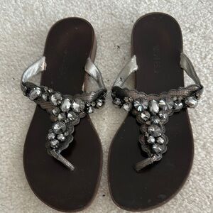 VANELI JEWELED SANDALS